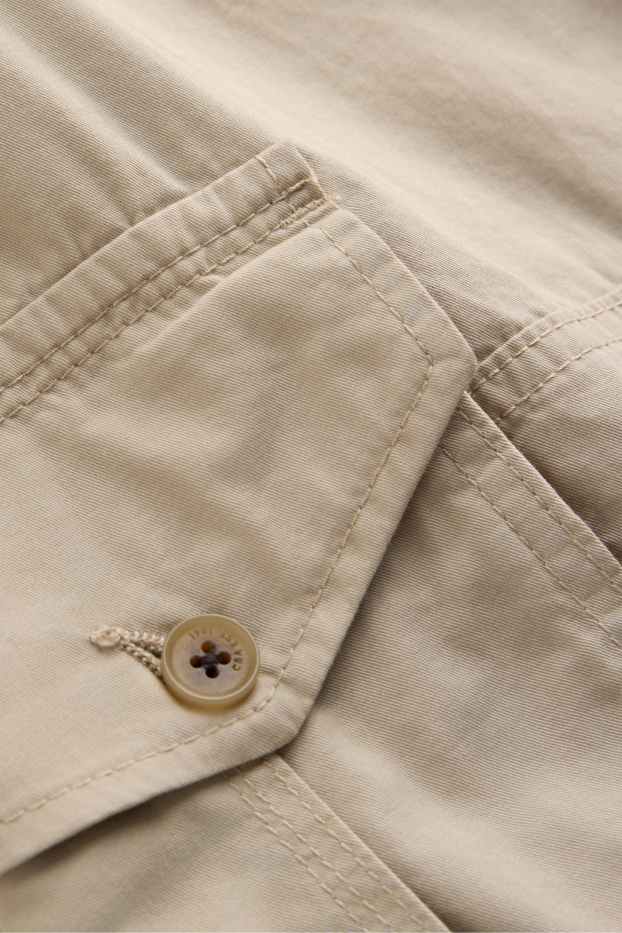 Heren - Jeansshorts - beige