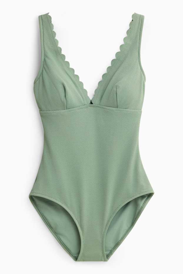 Femmes - Maillot de bain galbant - ampliforme - LYCRA® XTRA LIFE™  - vert clair