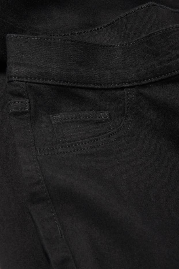 Femei - Jegging jeans - talie medie - negru