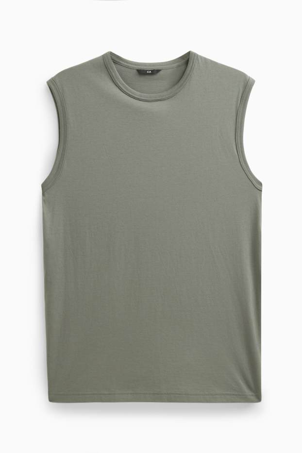 Heren - Tanktop - groen