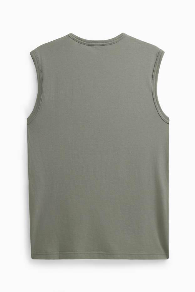 Heren - Tanktop - groen