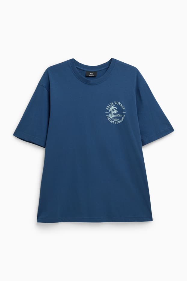 Home - Samarreta de màniga curta - relaxed fit - blau fosc