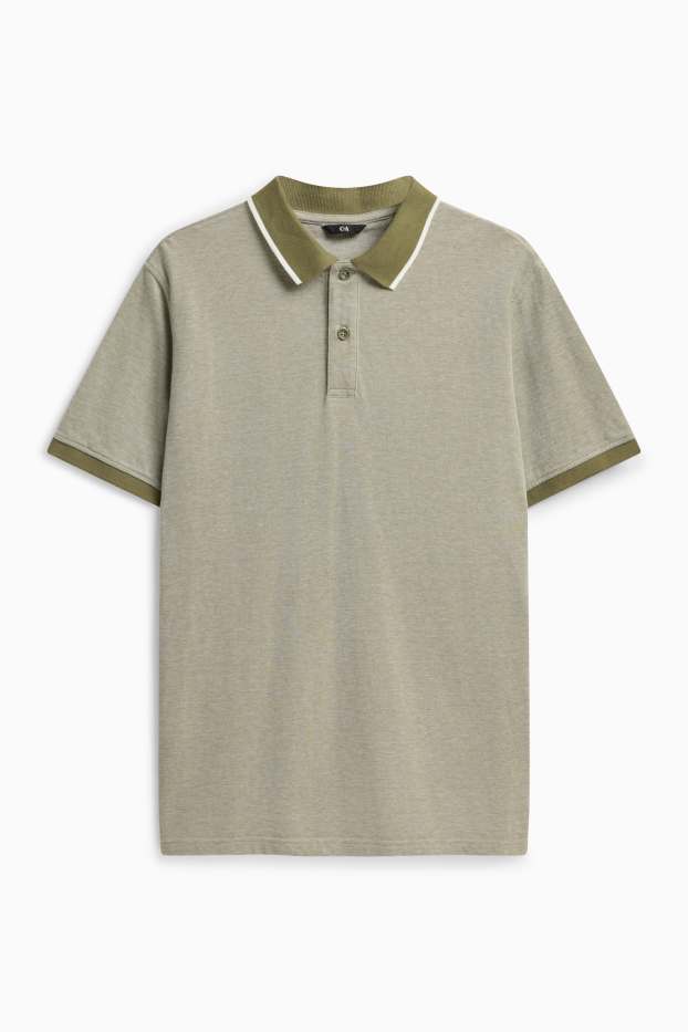 Herren - Poloshirt - Regular Fit - grün