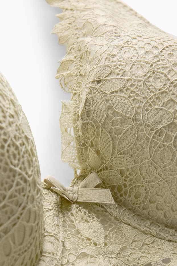 Dona - Sostenidors amb cèrcol - PLUNGE - enconxats - verd clar