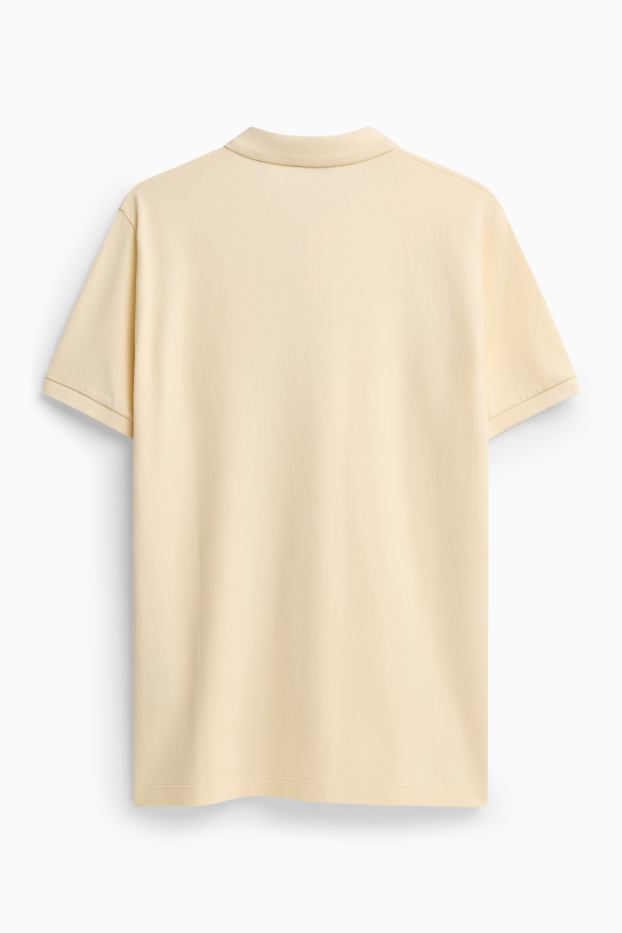 Herren - Poloshirt - Regular Fit - hellgelb