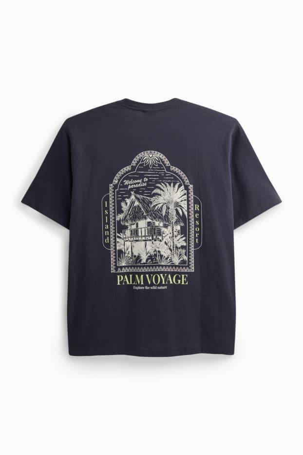 Bărbați - Tricou - albastru închis