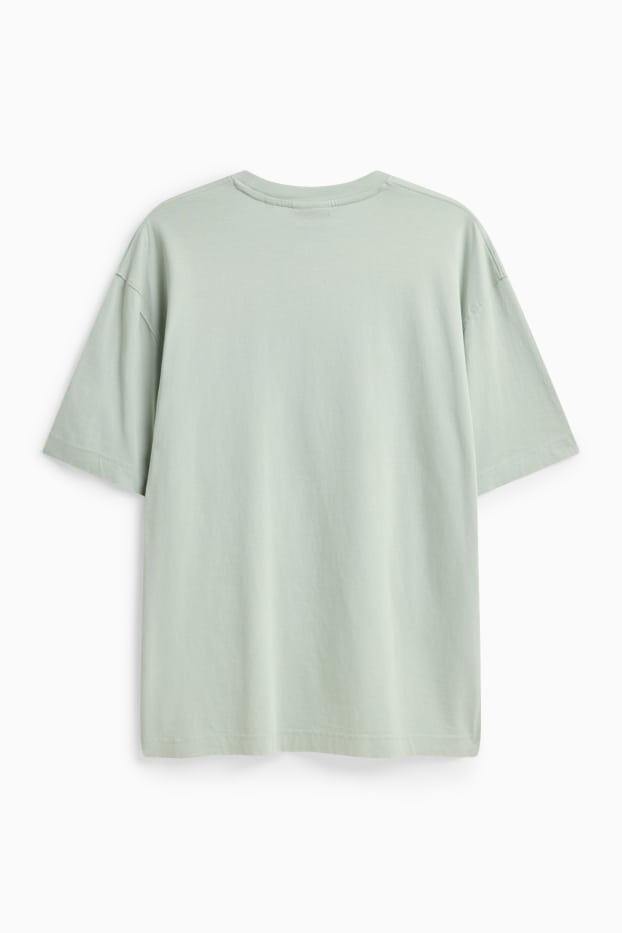 Hommes - T-shirt - relaxed fit - vert clair