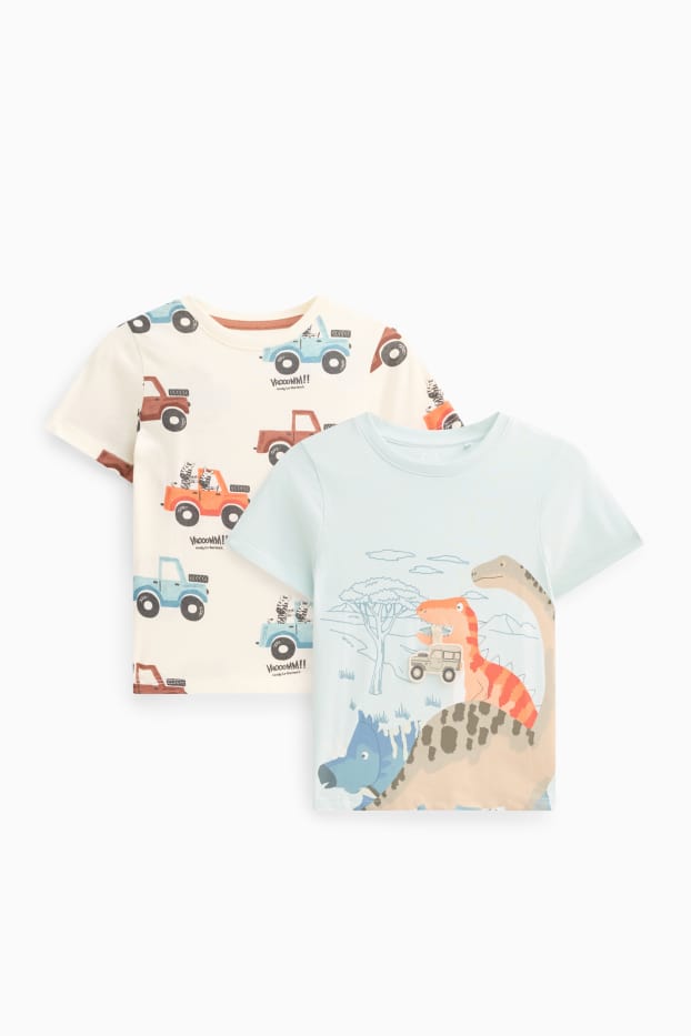 Děti - chlapci - Tričko s krátkým rukávem - světle modrá