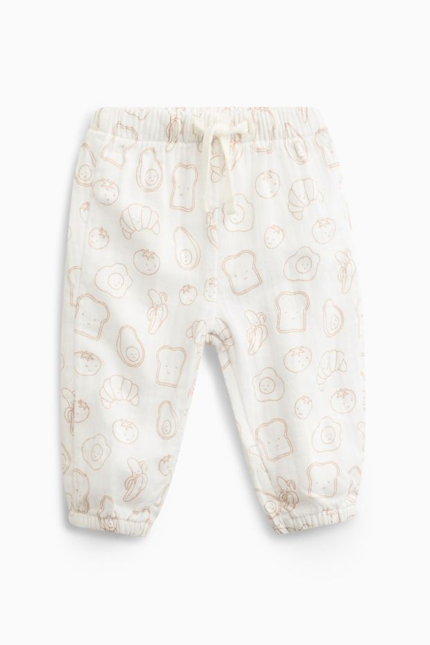 Unisex - Newborn trousers - white