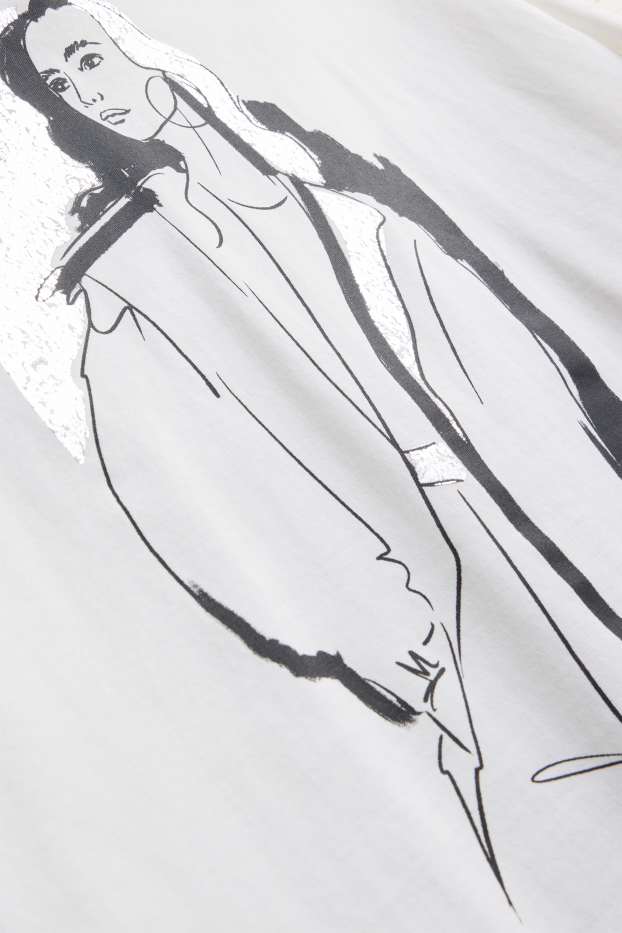 Femmes - T-shirt - blanc