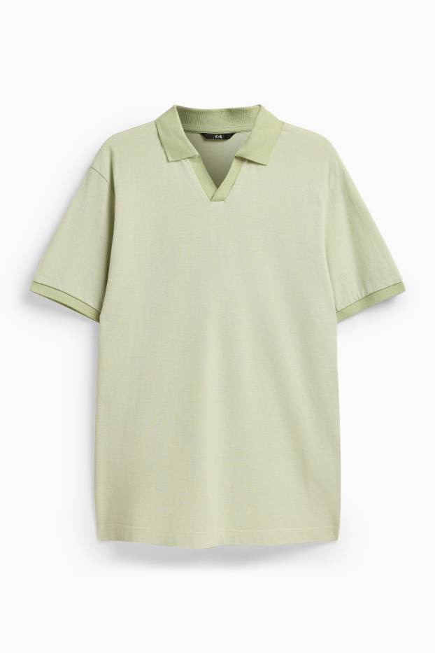 Hommes - Polo - vert clair