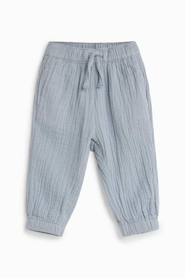 Bébés garçons - Pantalon de jogging pour bébé - finition texturée - bleu