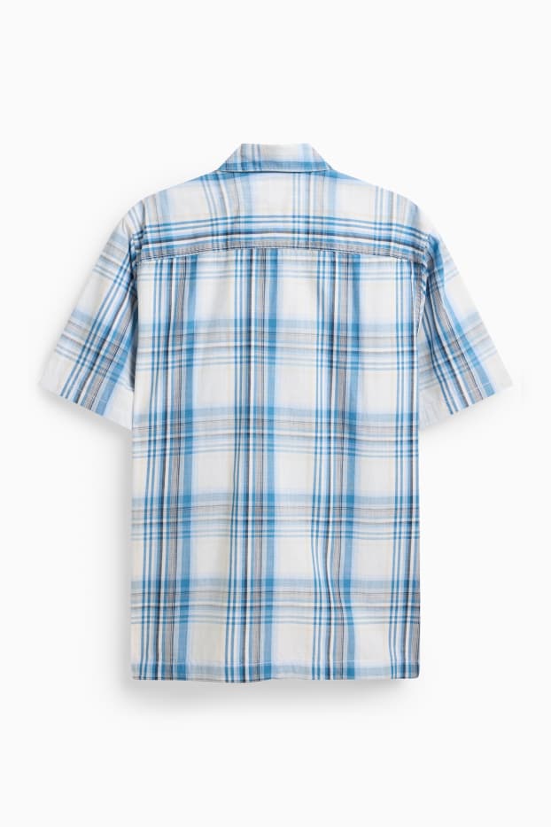 Heren - Overhemd - blauw