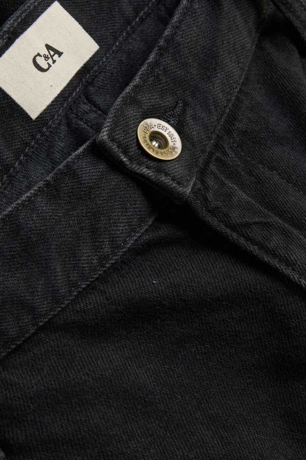 Hommes - Short en jean - noir