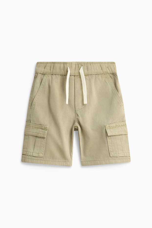 Children Boys - Bermuda shorts - khaki