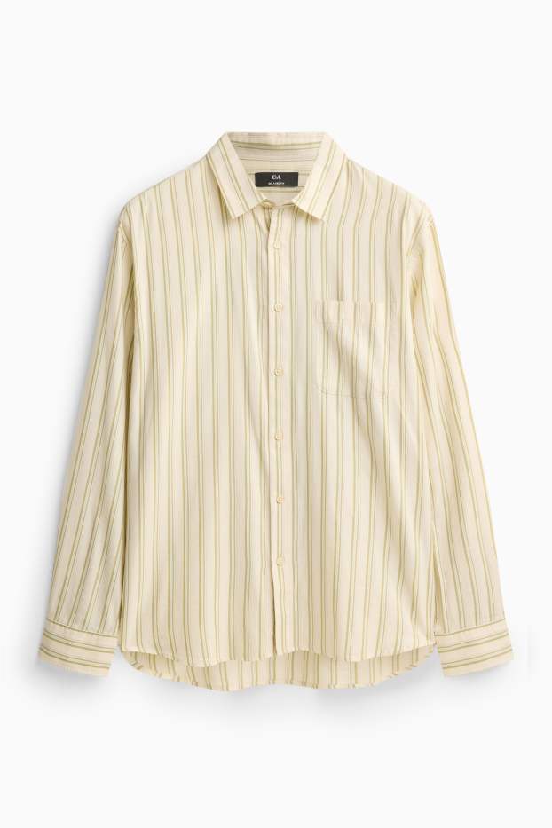 Bărbați - Cămașă - bej