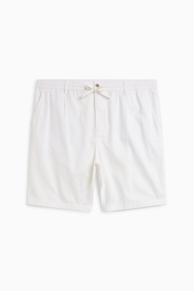 Heren - Bermuda's - wit