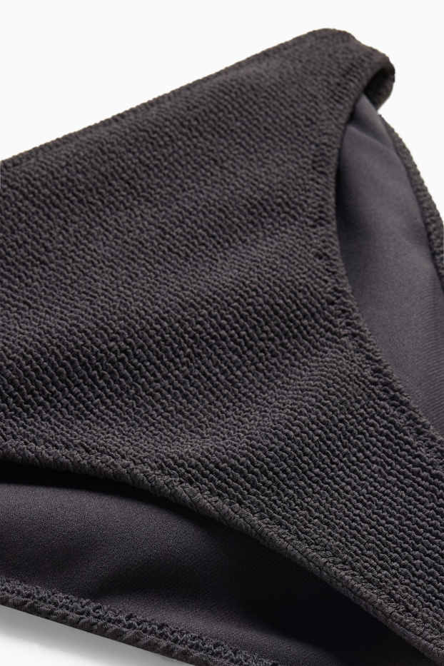 Damen - Brazilian Bikini-Hose - Mid Waist - schwarz