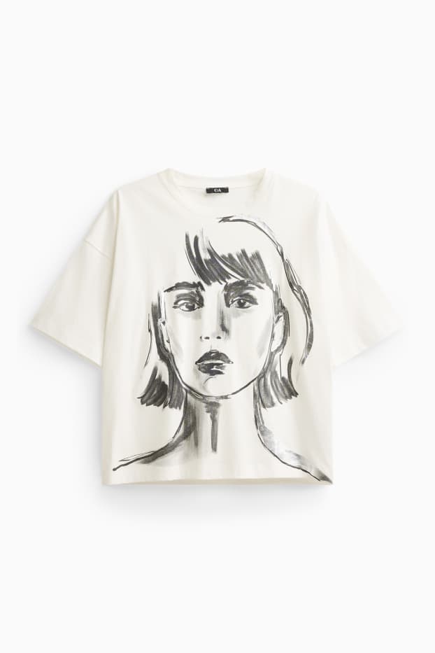 Femei - Tricou - alb