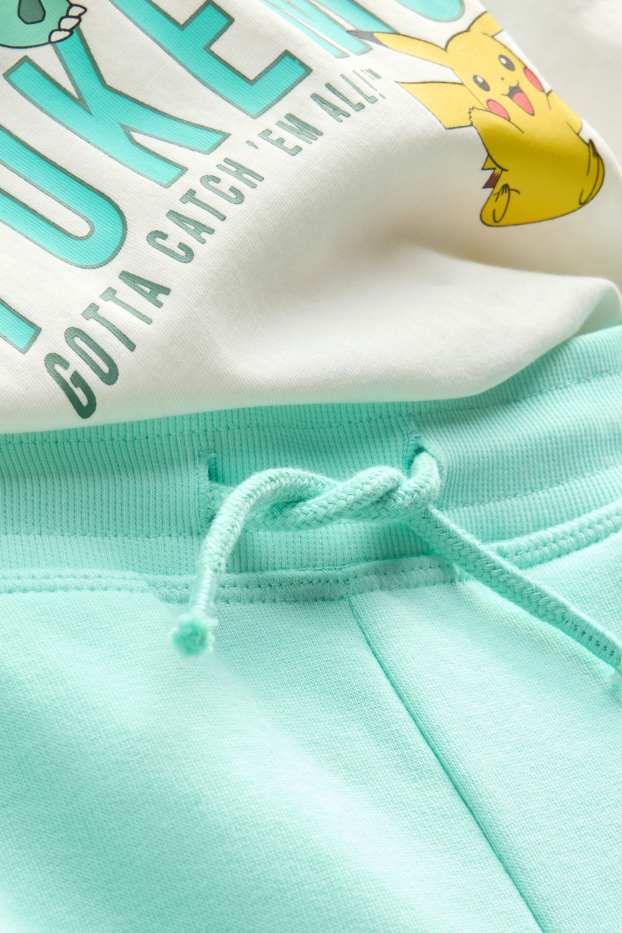 Enfants garçons - Ensemble - blanc / turquoise