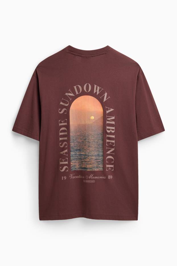 Unisex - Tricou - maro închis