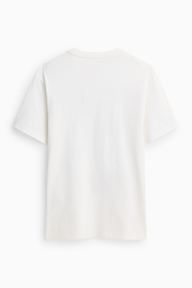 Kinder Jungen - Kopfhörer - Kurzarmshirt - weiss