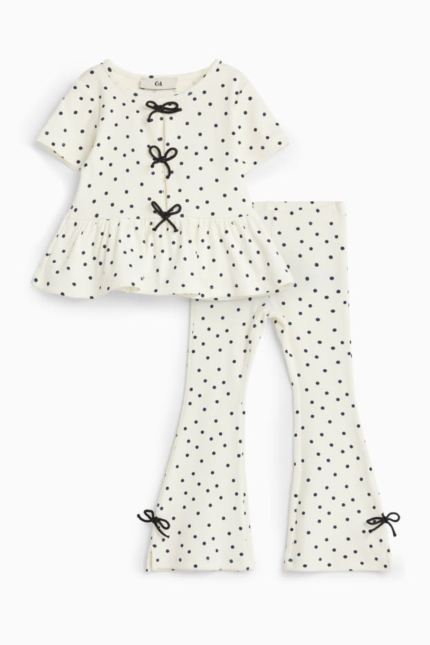 Copii - Fete - Compleu - alb / negru