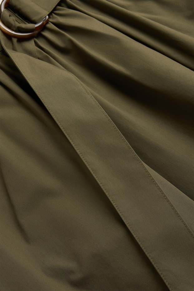 Femmes - Jupe avec ceinture - kaki