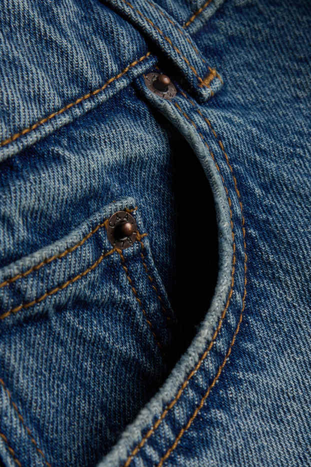 Damen - Jeans-Shorts - Mid Waist - Regular Fit - dunkeljeansblau