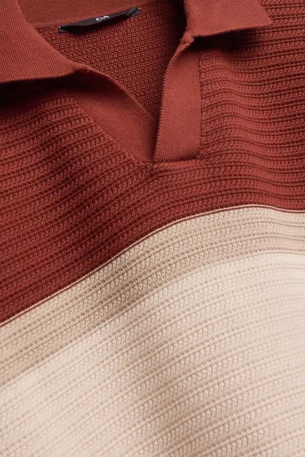 Bărbați - Pulover - vișiniu