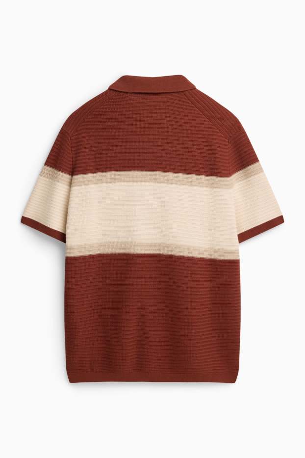 Bărbați - Pulover - vișiniu