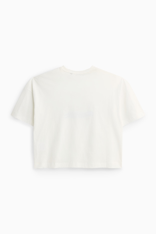 Damen - T-Shirt - Oversized - weiß