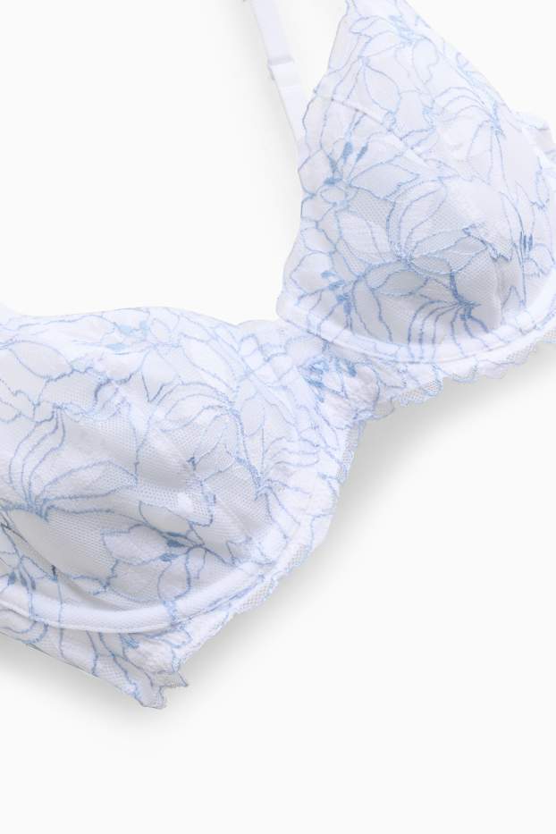 Damen - BH mit Bügel - unwattiert - weiß