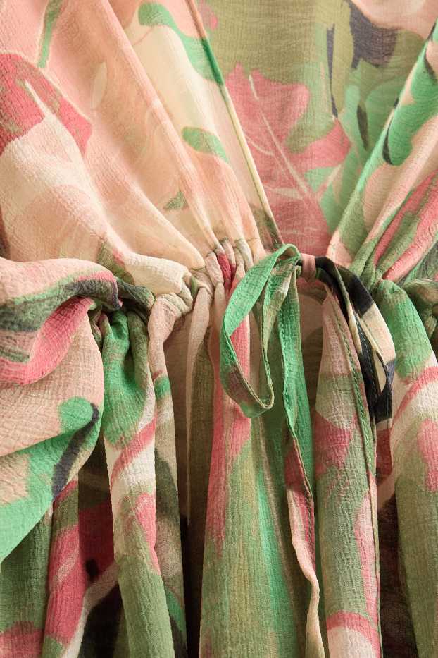 Femei - Kimono - cu model - verde