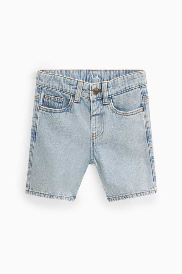 Kinder Buben - Jeans-Shorts - hellblau