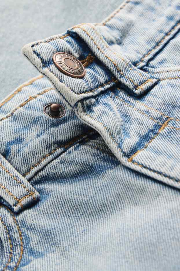 Kinder Buben - Jeans-Shorts - hellblau