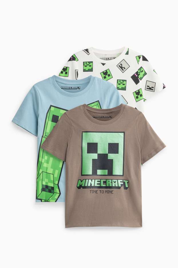 Kinderen: jongens - Shirt met korte mouwen - bruin