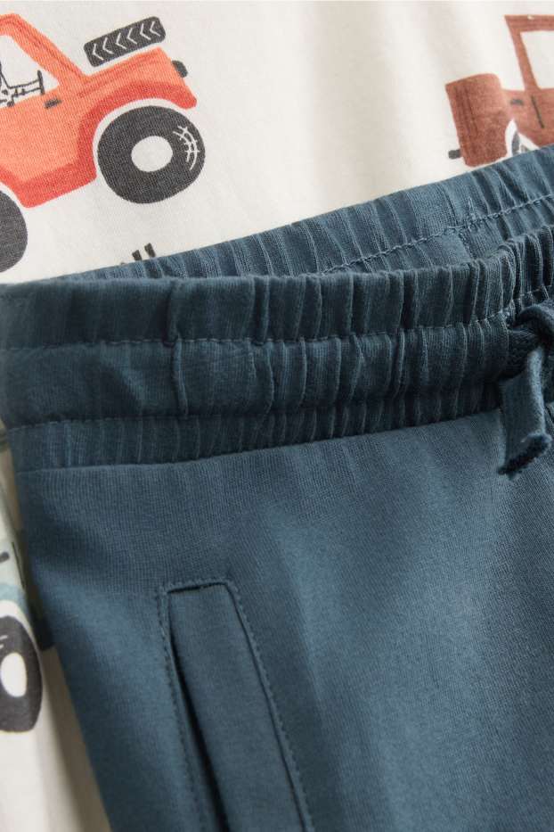 Enfants garçons - Ensemble - beige / bleu