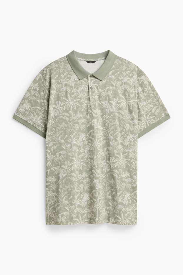 Hommes - Polo - regular fit - vert