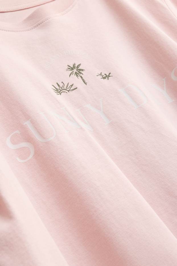 Femei - Pijama scurtă - roz