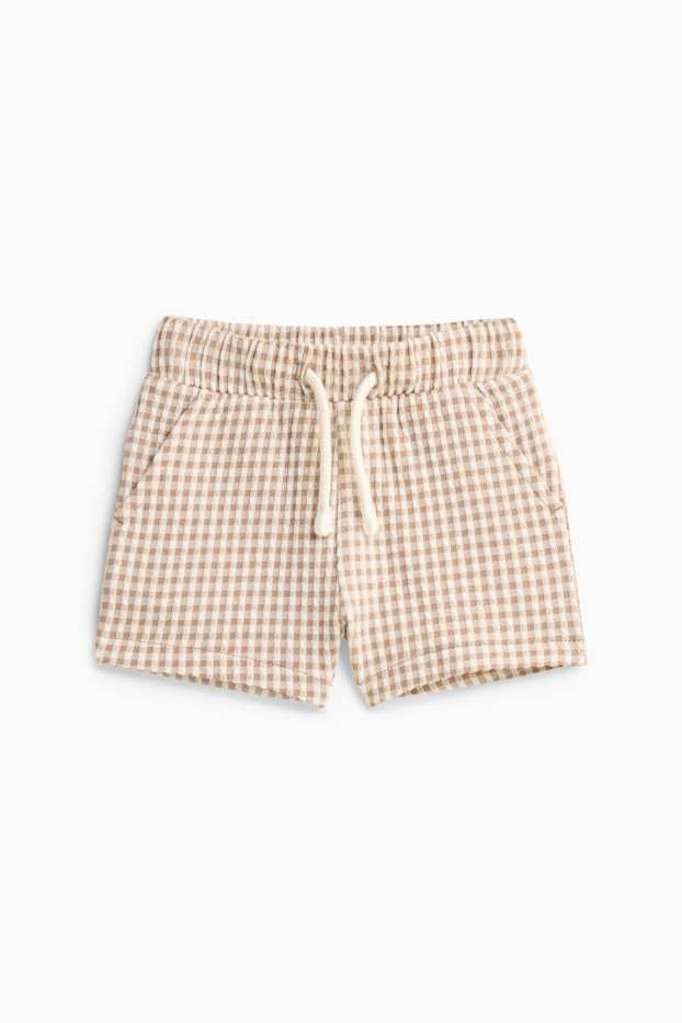 Baby: jongens - Baby shorts - beige / bruin