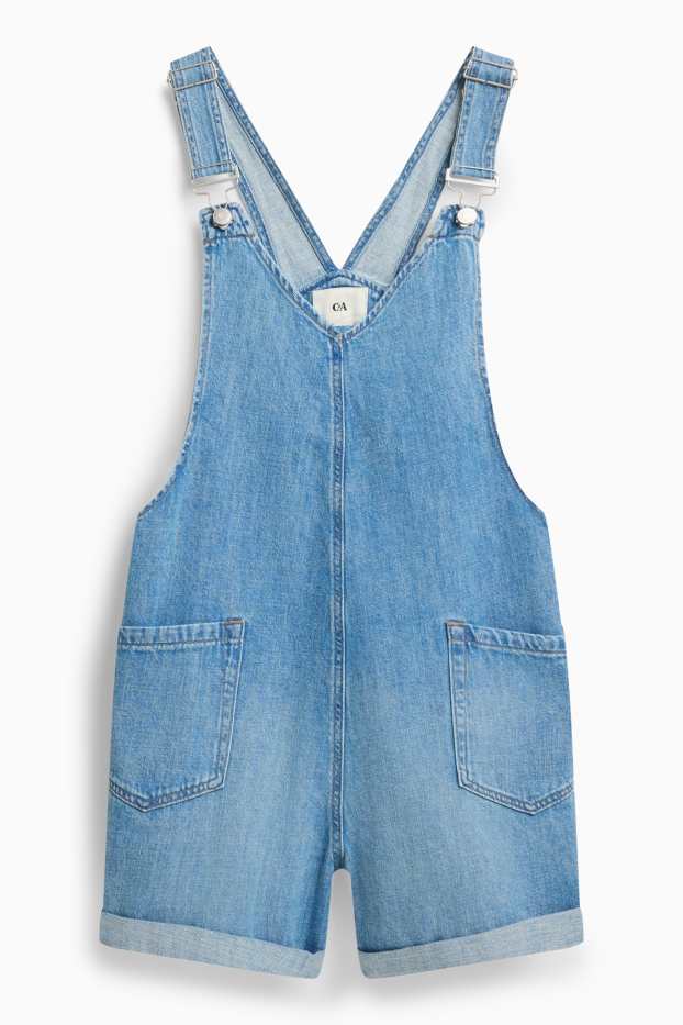 Dames - Tuinbroek - blauw