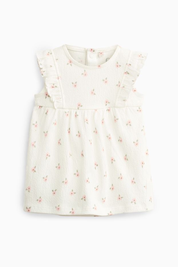 Baby: meisjes - Baby jurkje - wit