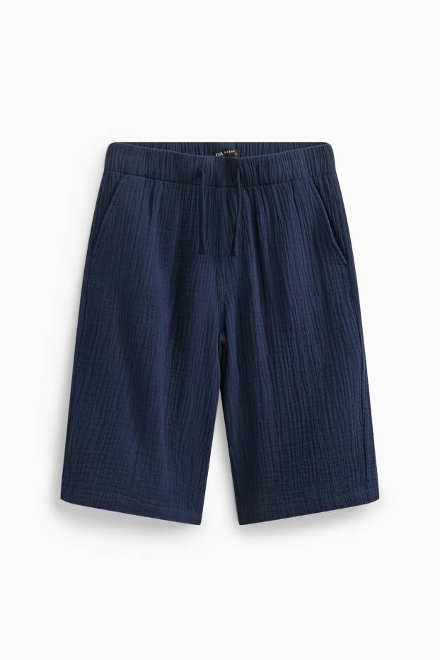 Children Boys - Bermuda shorts - dark blue