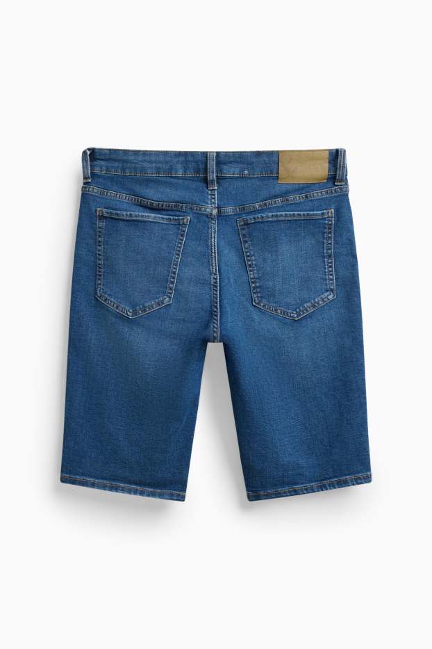 Herren - Jeans-Shorts - jeansblau