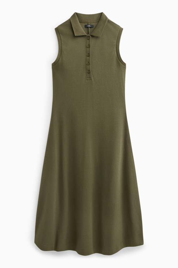 Women - Dress - khaki