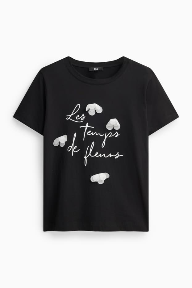 Femei - Tricou - negru