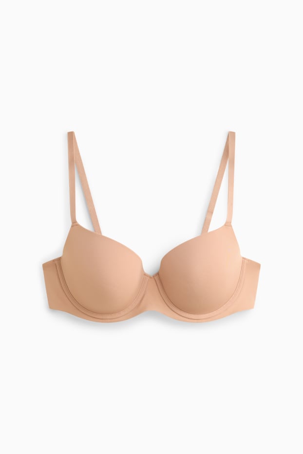 Femmes - Soutien-gorge avec armatures - FULL COVERAGE - ampliforme - beige