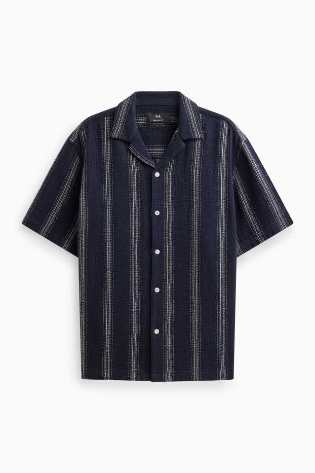 Hommes - Chemise - bleu foncé