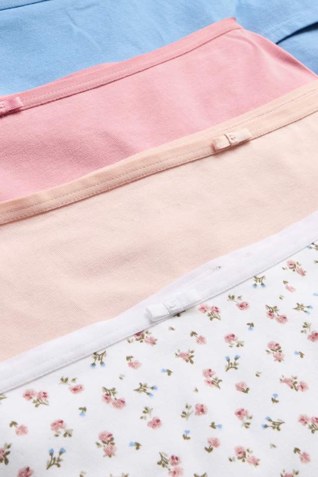 Dames - Set van 4 - hipster - roze / blauw